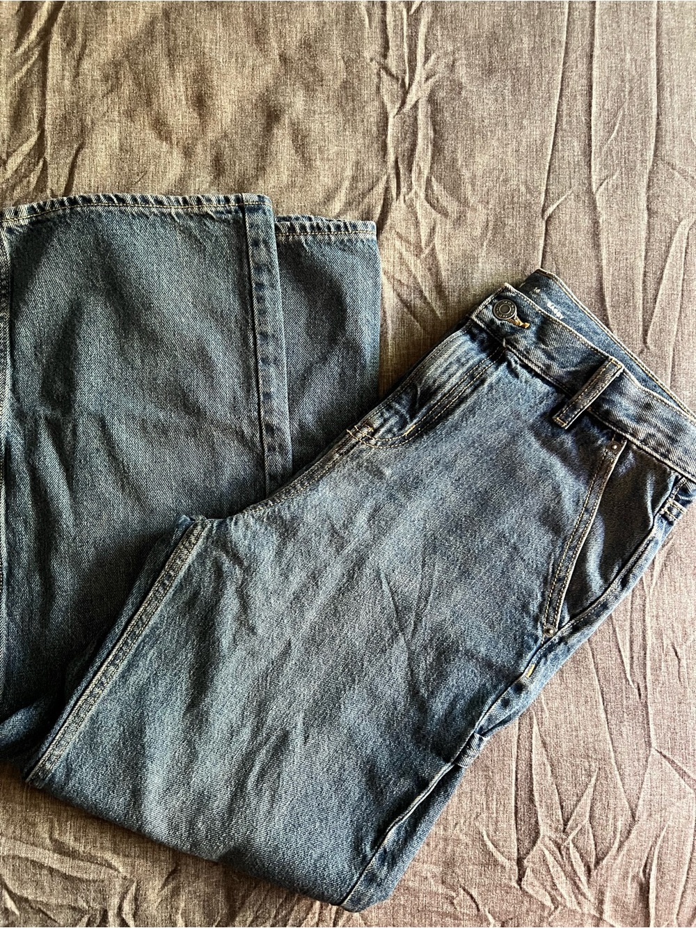 Old Navy Boys Blue Straight-Leg Jeans